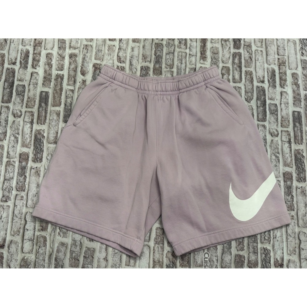 Nike Sportswear Club Fleece Swoosh Shorts Lavender Purple BV2721-576 Medium Read